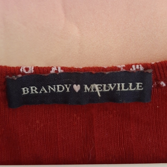 brandy melville zelly ruffle top :)) - Picture 3 of 4